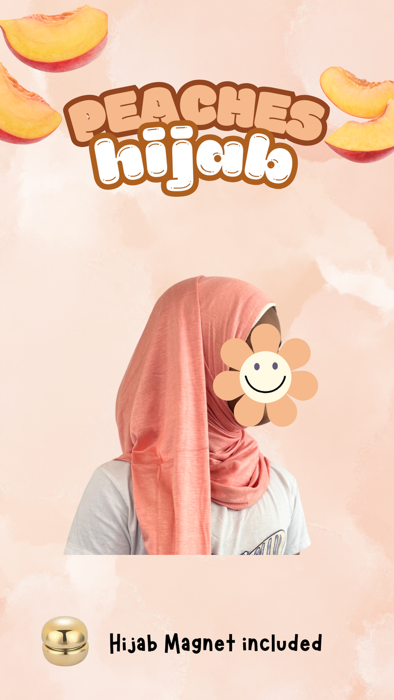 Slip & Wrap© Hijabs - Peaches