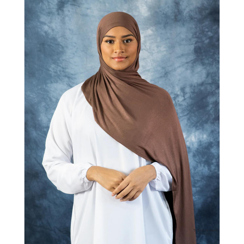 Ginger Brown Jersey Hijab