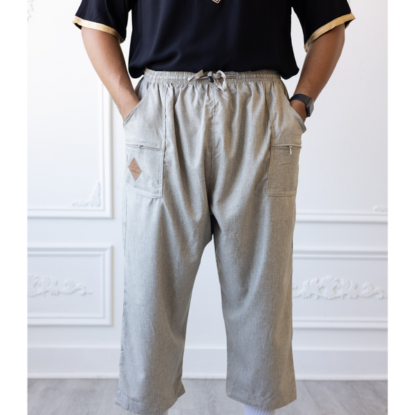 Sunnah Thobe Pants (Ash Gray)