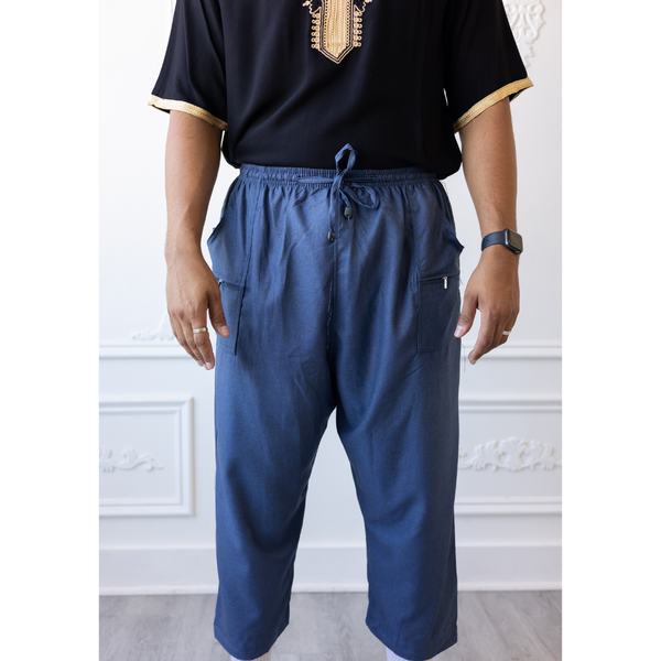 Sunnah Thobe Pants (Cobalt Blue)