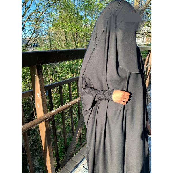 Aisha Two Piece Jilbaab - Black