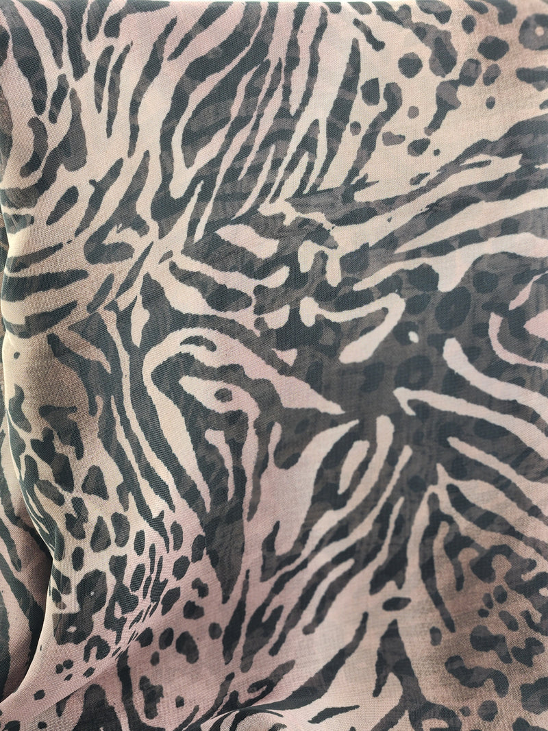 Printed Chiffon Hijab - Style 33