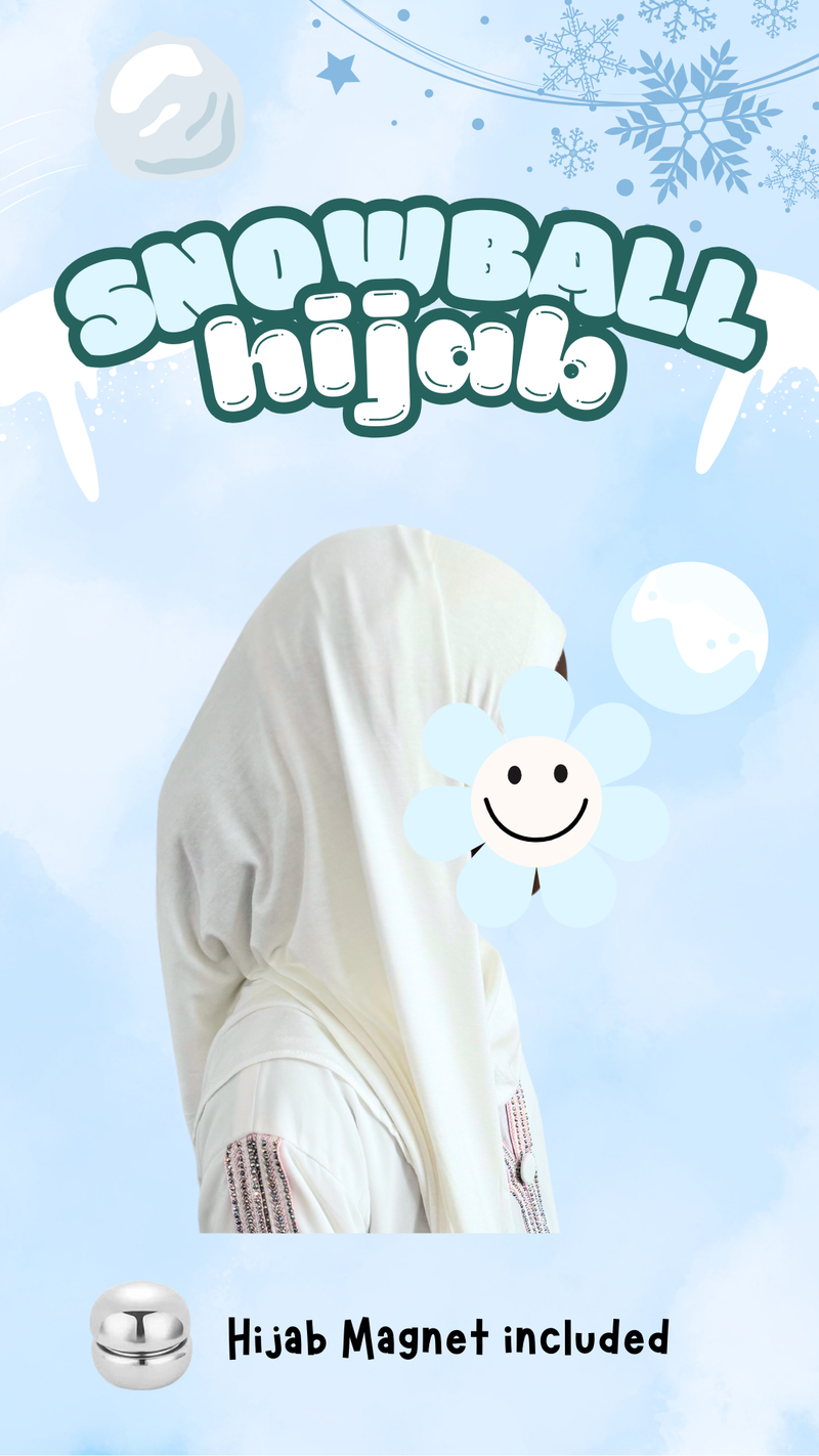 Slip & Wrap© Hijabs - Snowball