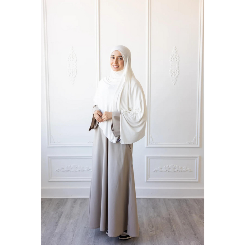 Umm Salama Cotton Blend Loose Fit  Abaya Shoreline