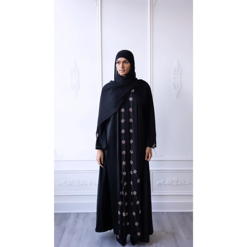 Daisy Glam Abaya - Black