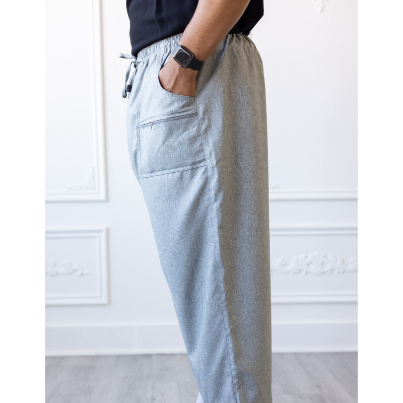 Sunnah Thobe Pants (Fossil Gray)