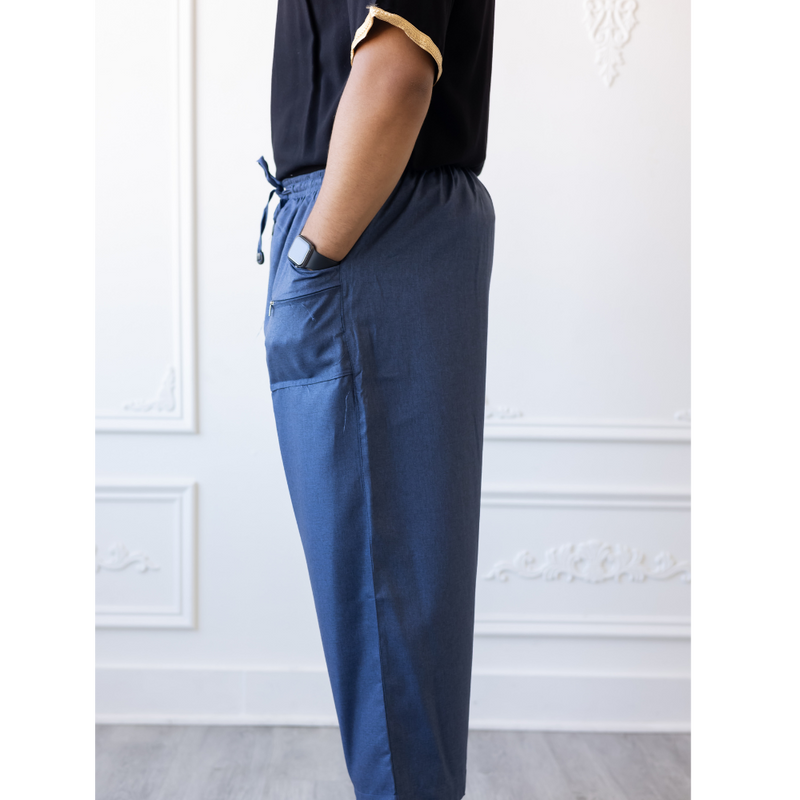 Sunnah Thobe Pants (Cobalt Blue)