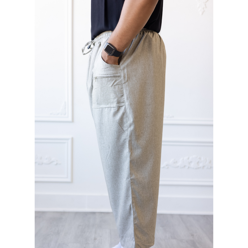 Sunnah Thobe Pants (Ash Gray)