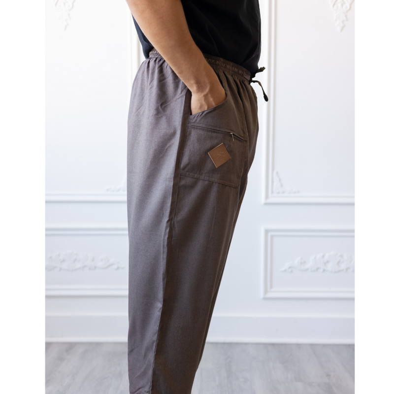 Sunnah Thobe Pants (Stone Gray)