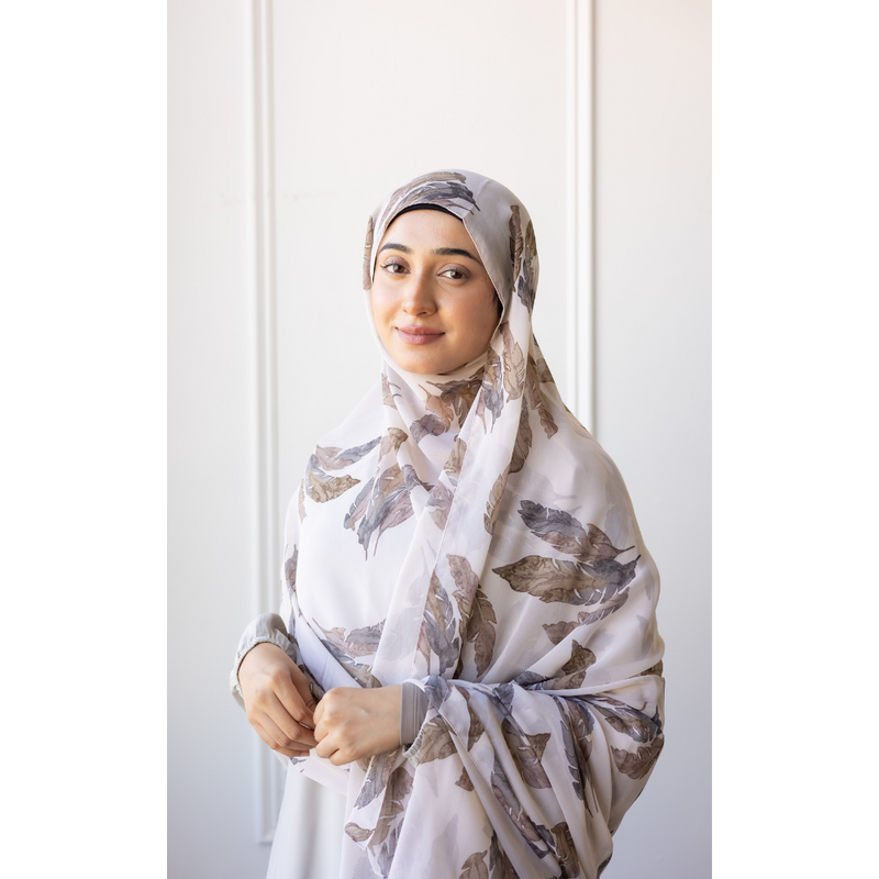 Printed Chiffon Hijab - Destination