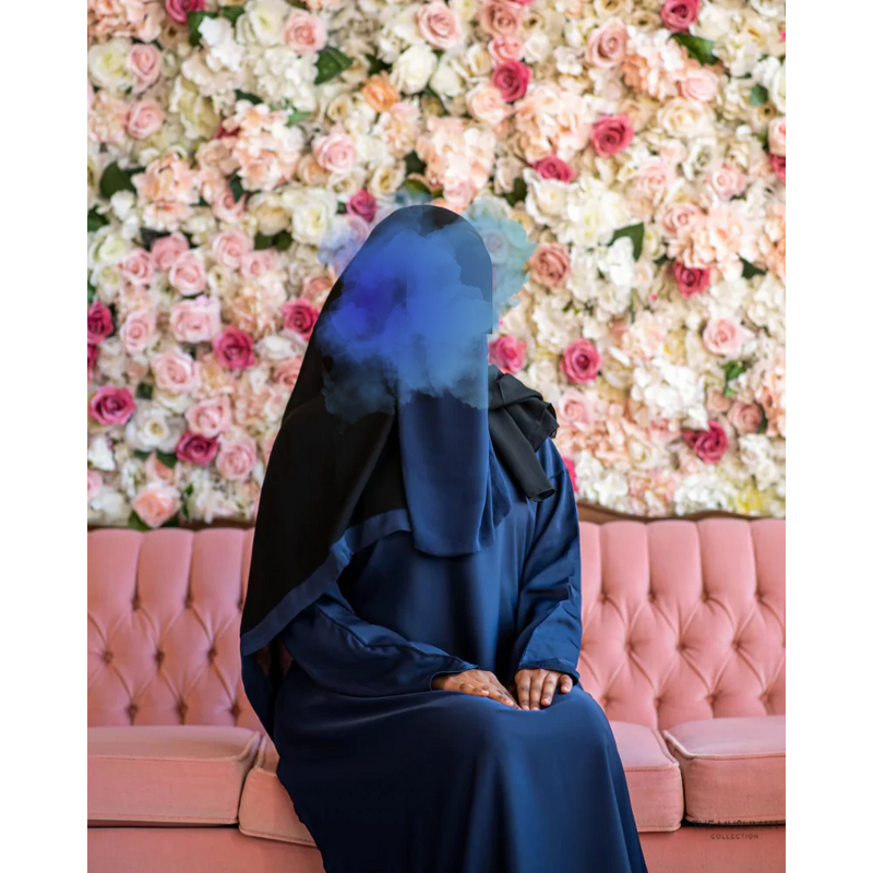 Hafsa Abaya (Navy Blue)