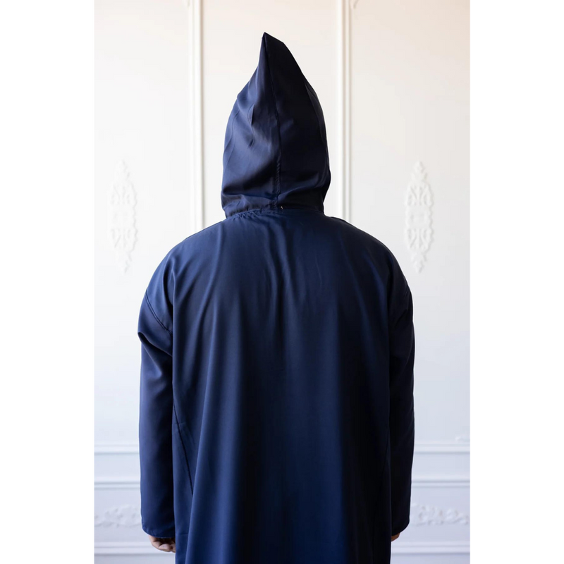 Moroccan Hoodie Thobe (Midnight)