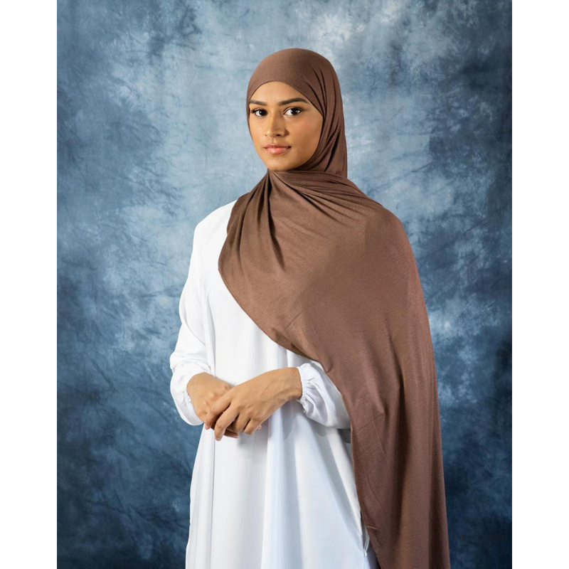 Ginger Brown Jersey Hijab