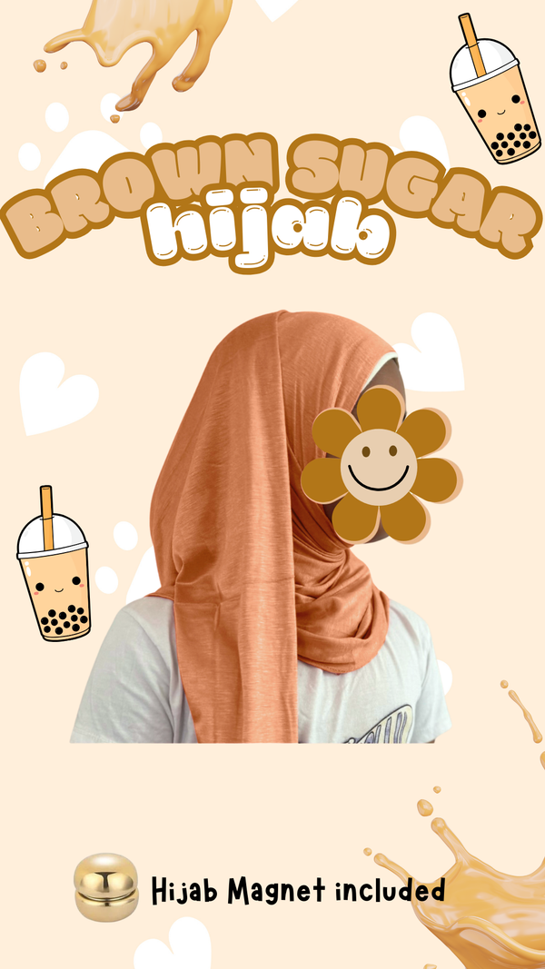 Slip & Wrap© Hijabs - Brown Sugar