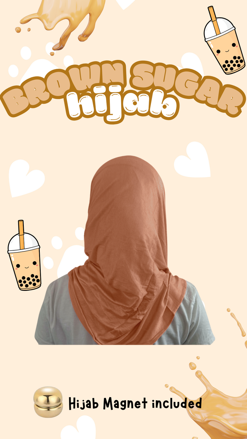 Slip & Wrap© Hijabs - Brown Sugar