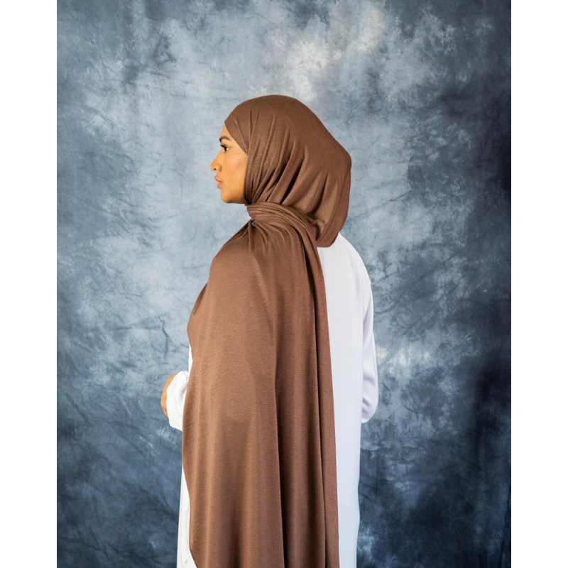 Ginger Brown Jersey Hijab