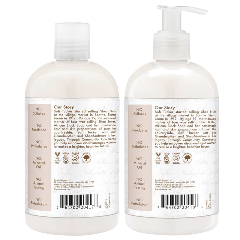 Shea Moisture 100% Virgin Coconut Oil Daily Hydration Shampoo & Conditioner - MC Gift