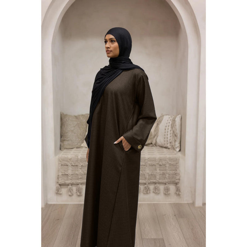 Luxury Linen Abaya - Concord