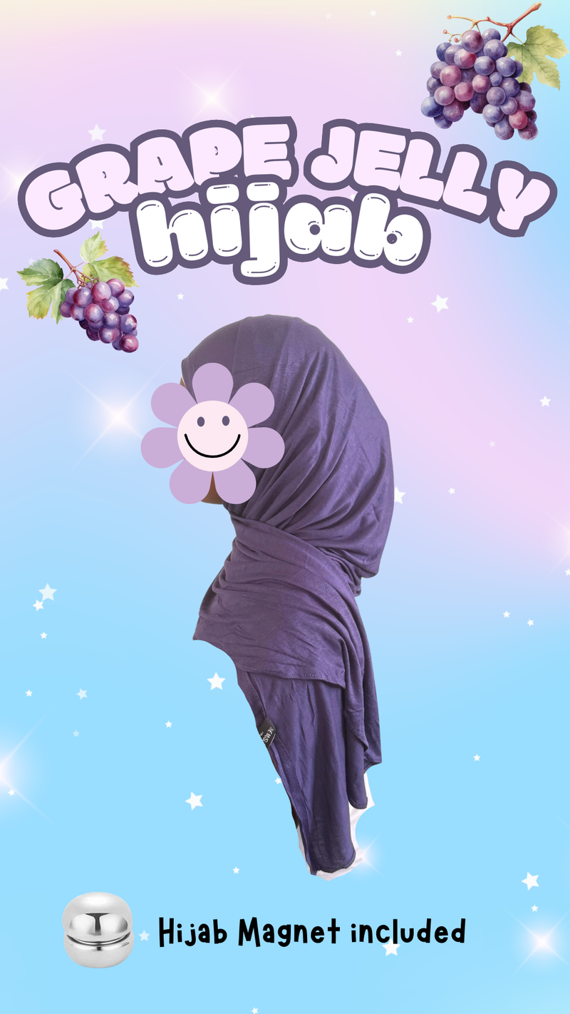 Slip & Wrap© Hijabs - Grape Jelly