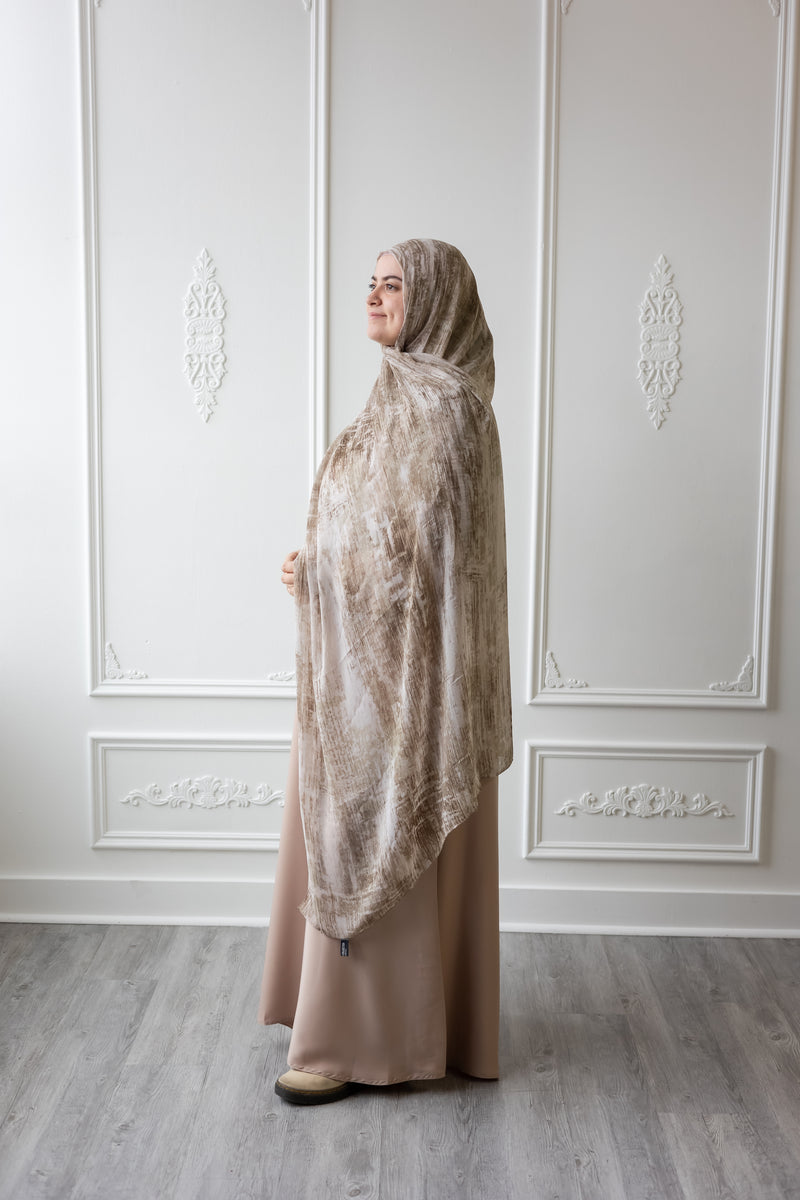 Butter Khadija Abaya - Cappuccino