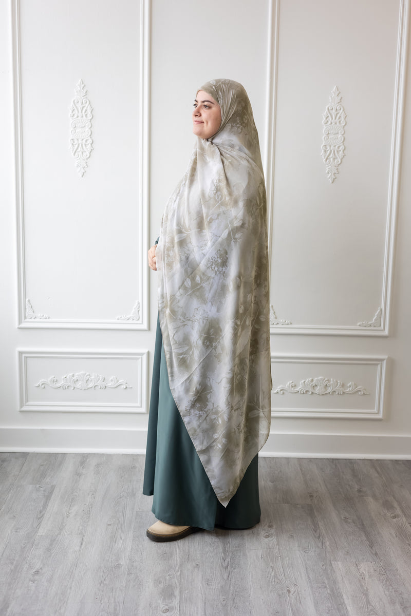 Butter Khadija Abaya - British Green (A84)