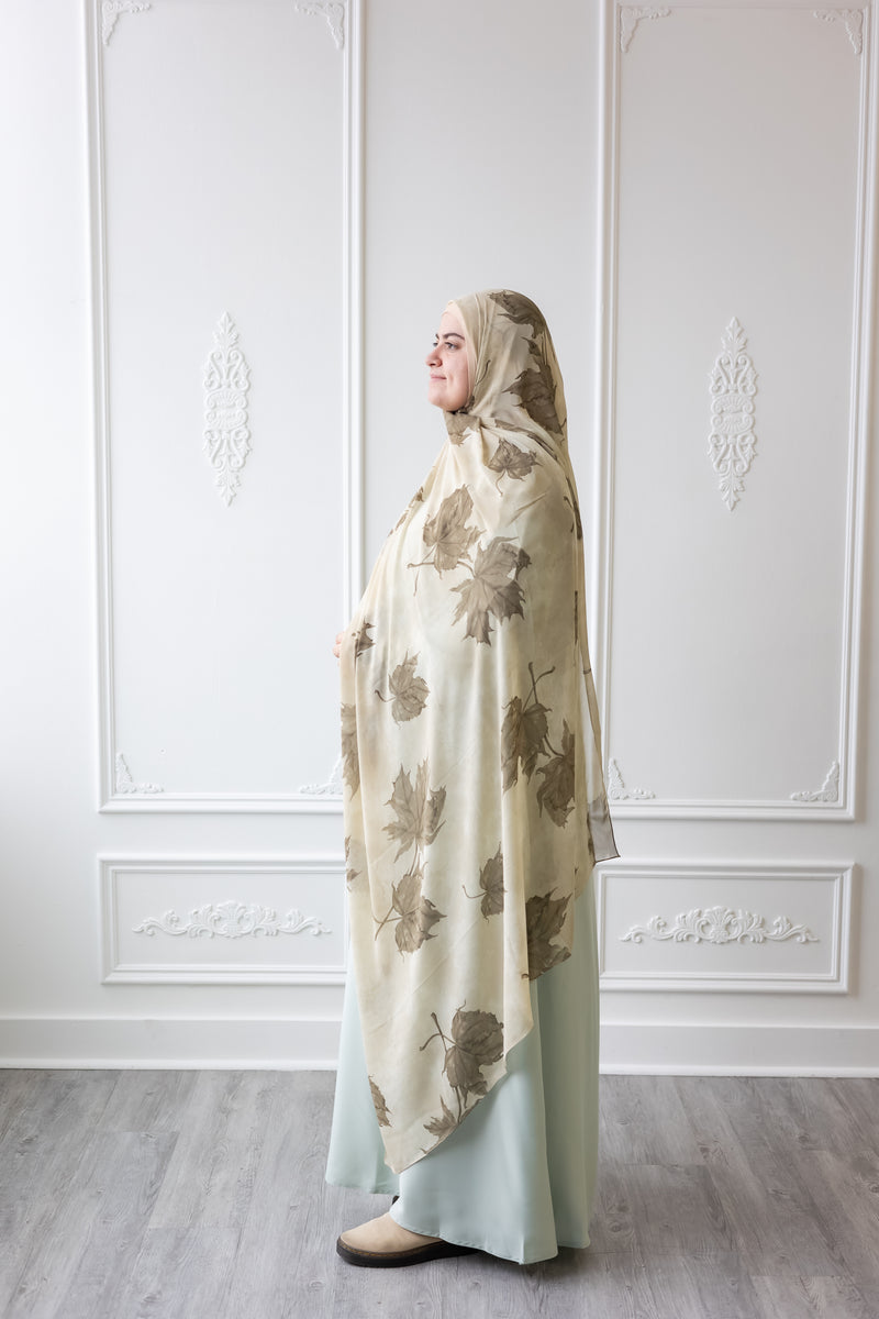 Butter Khadija Abaya - Mint (A82)