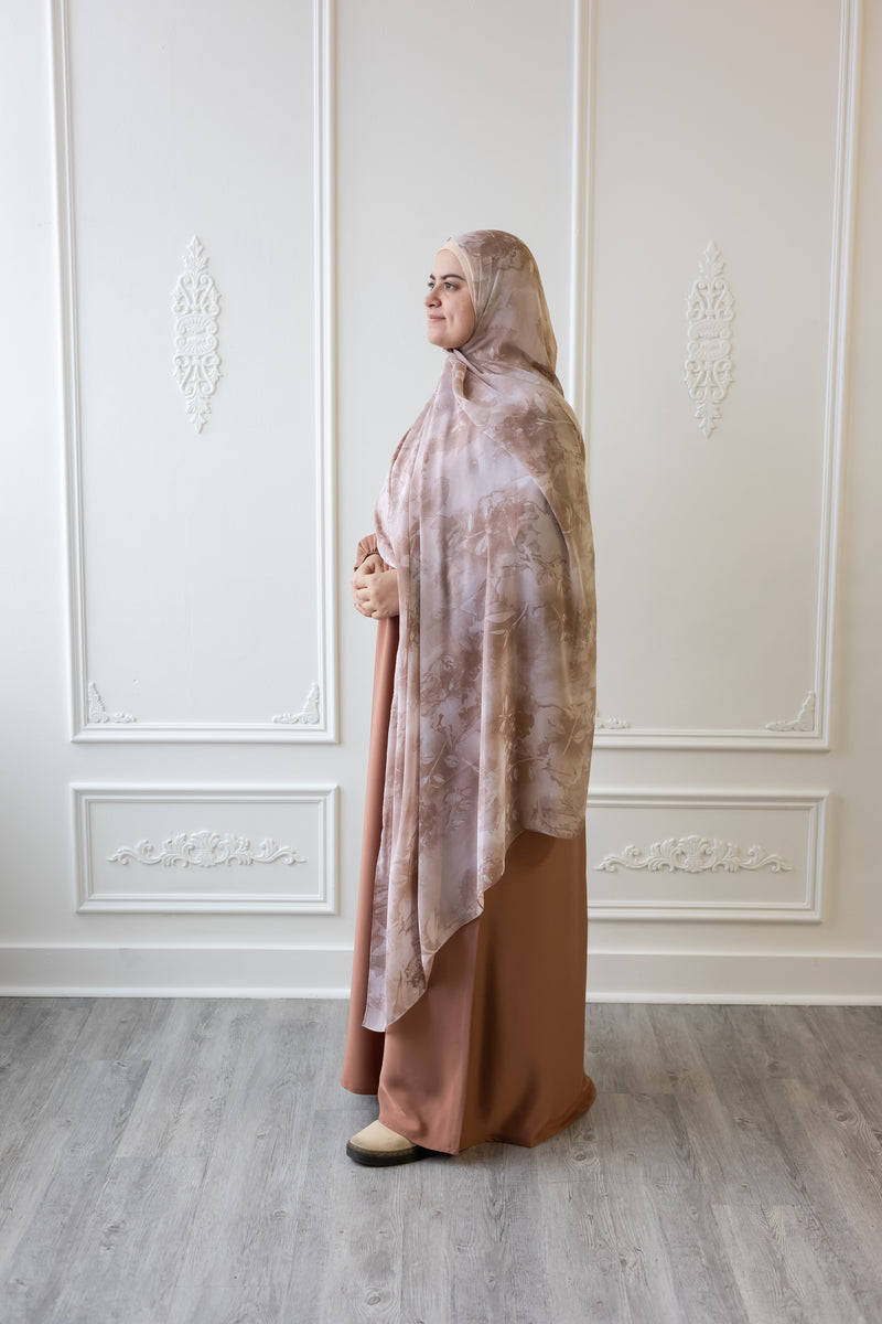 Butter Khadija Abaya - Cinnamon (A86)