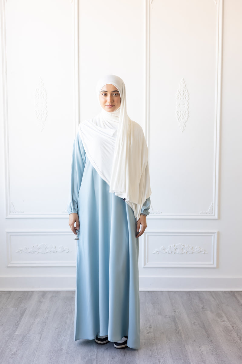 Butter Khadija Abaya - Ice Blue