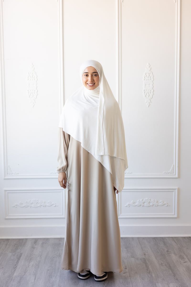 Butter Khadija Abaya - Light Beige