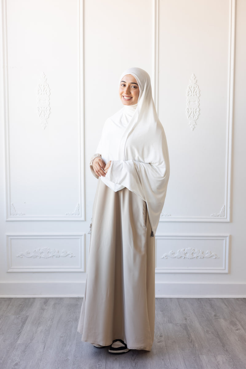 Butter Khadija Abaya - Light Beige