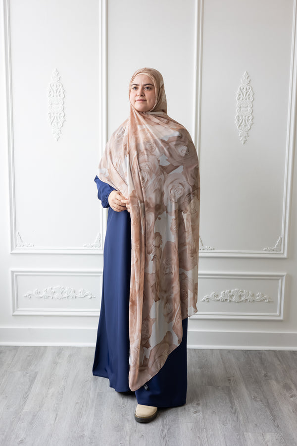 Butter Khadija Abaya - Navy Blue (A87)