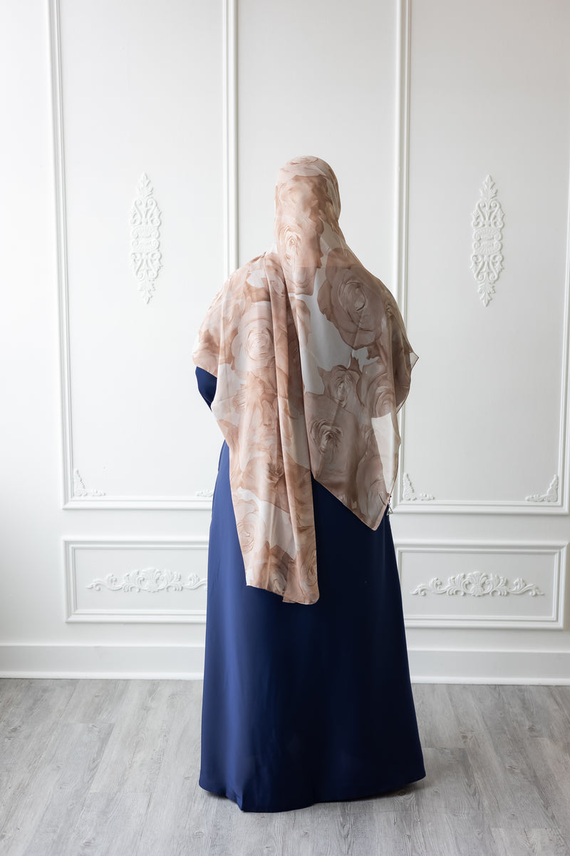 Butter Khadija Abaya - Navy Blue (A87)