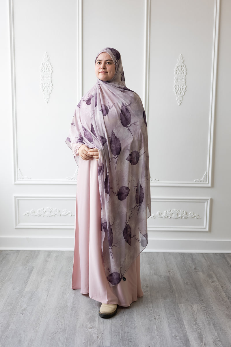 Butter Khadija Abaya - Coral Pink (A95)