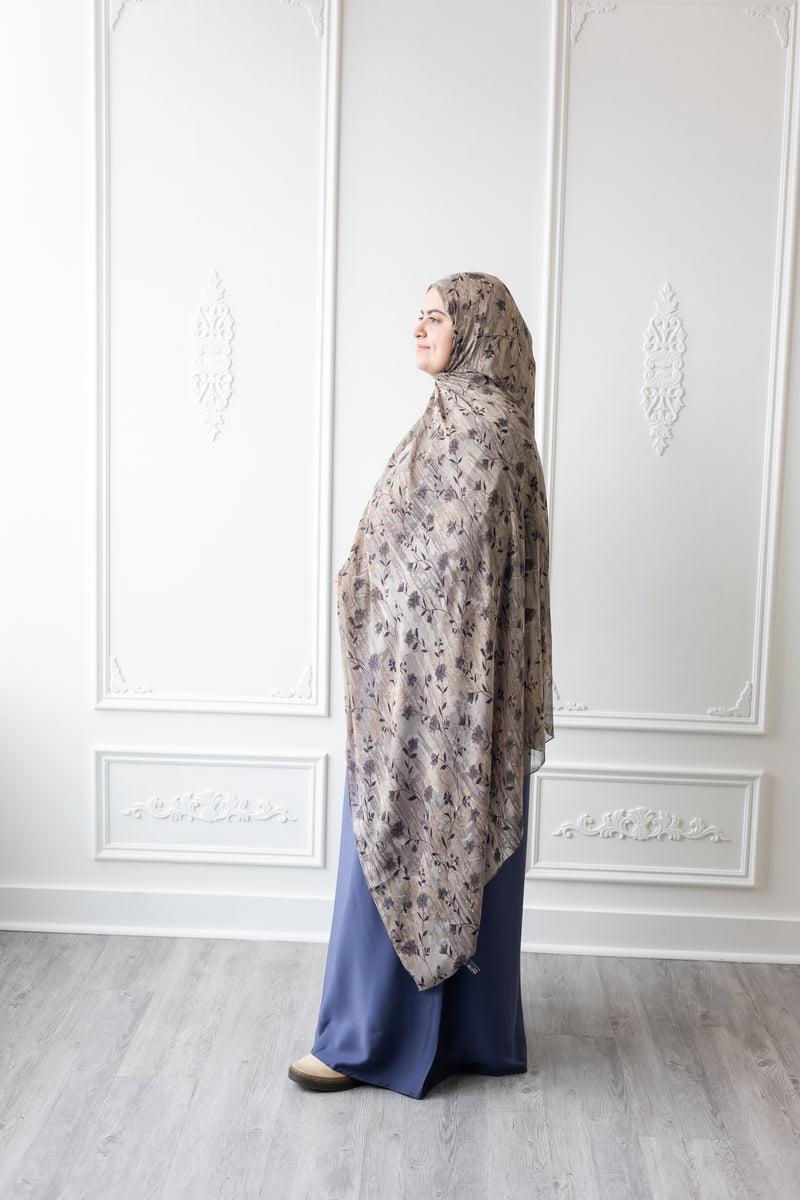 Butter Khadija Abaya - Aegean Blue (A91)