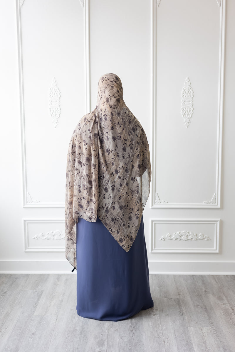 Butter Khadija Abaya - Aegean Blue (A91)