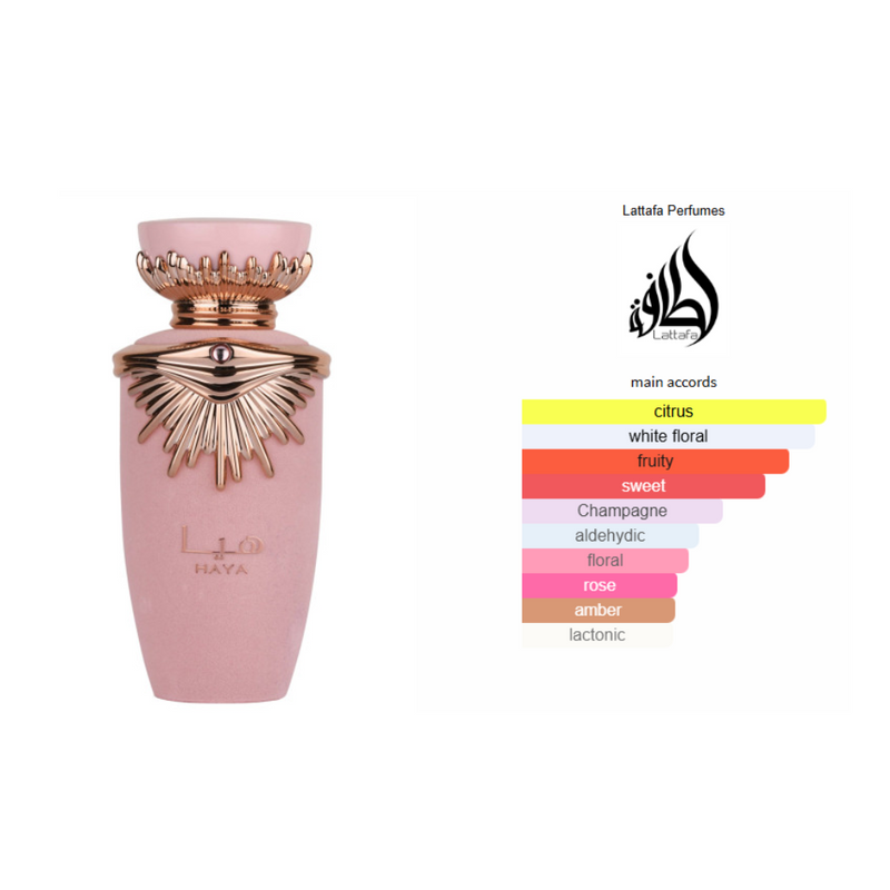 Lattafa Haya for Women Eau de Parfum Spray, 100ML