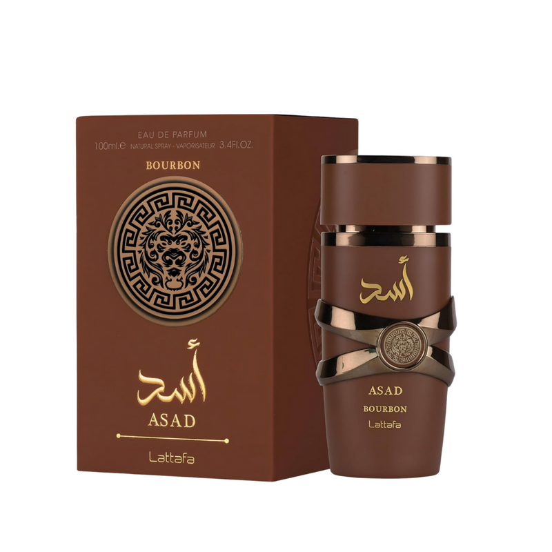 Lattafa Asad Bourbon for Unisex Eau de Parfum Spray, 100ML