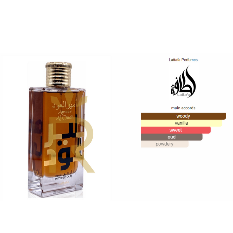 Lattafa Ameer Al Oud Intense Oud for Unisex Eau de Parfum Spray 100ML