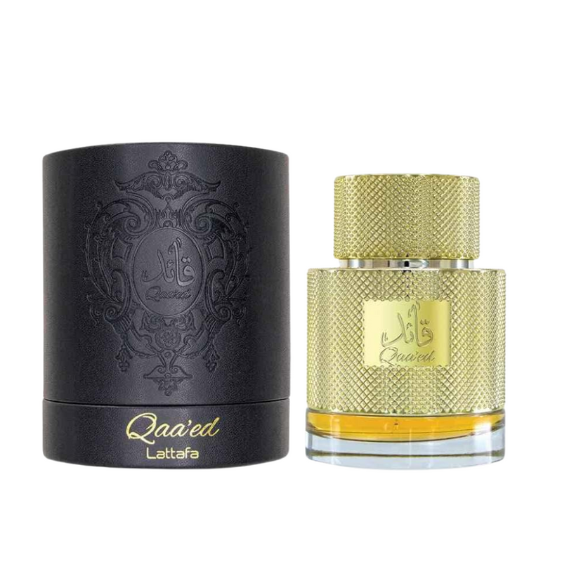 Lattafa Qaa'ed for Unisex Eau De Parfum Spray, 3.4 Ounce 100ML