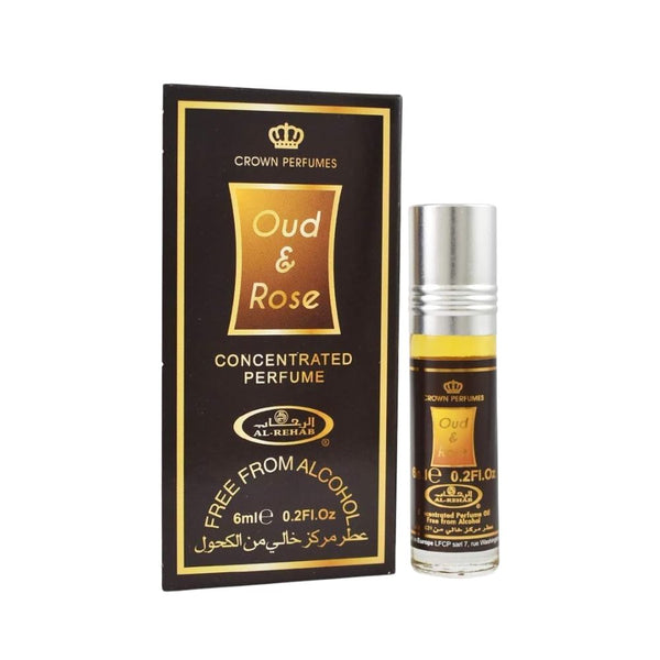 Al Rehab - Oud and Rose 6ML Roll