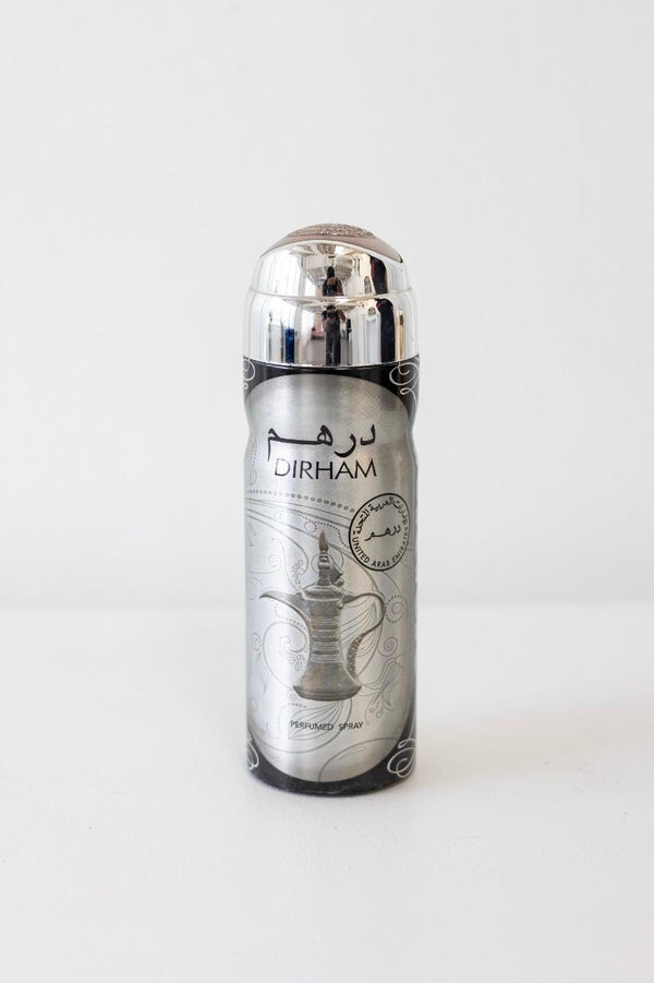 Dirham Oud Body Spray -Silver