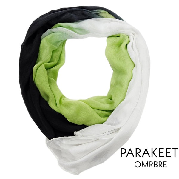 Ombre Viscose Modal Hijab (Parakeet)