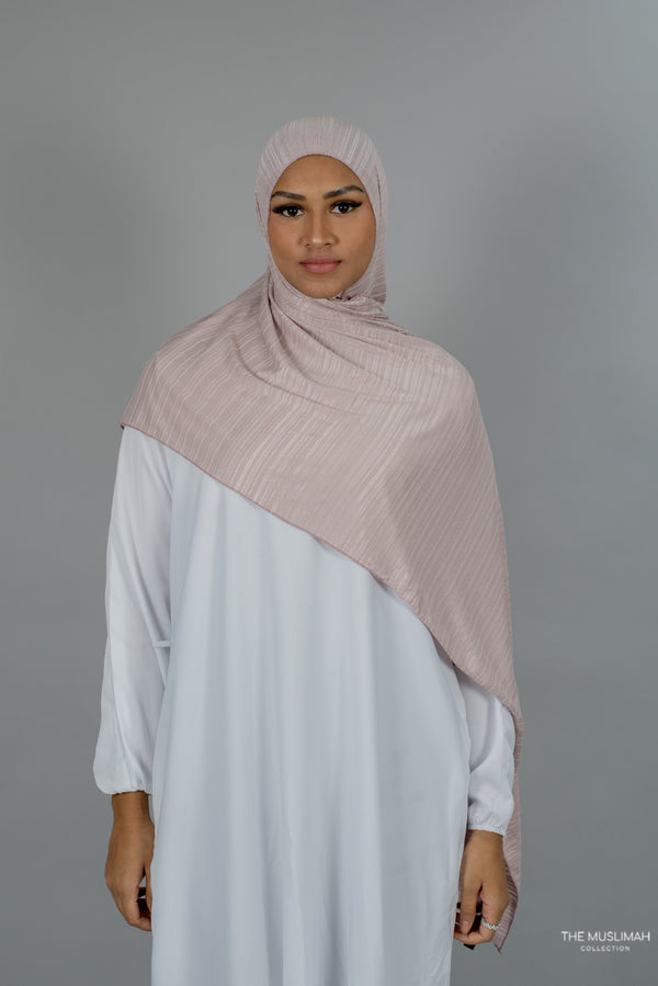 Pale Blush Cotton Stretch Hijab