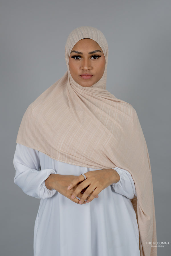 Butter Cream Cotton Stretch Hijab